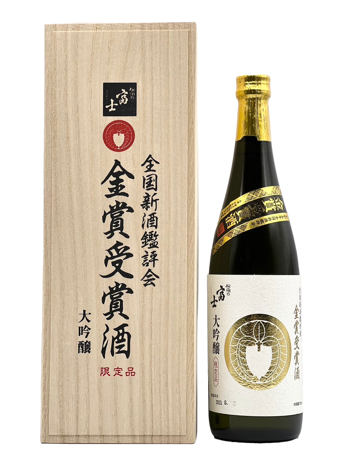松山酒造】松嶺の富士 家紋ラベル 大吟醸 限定品［R5金賞受賞酒
