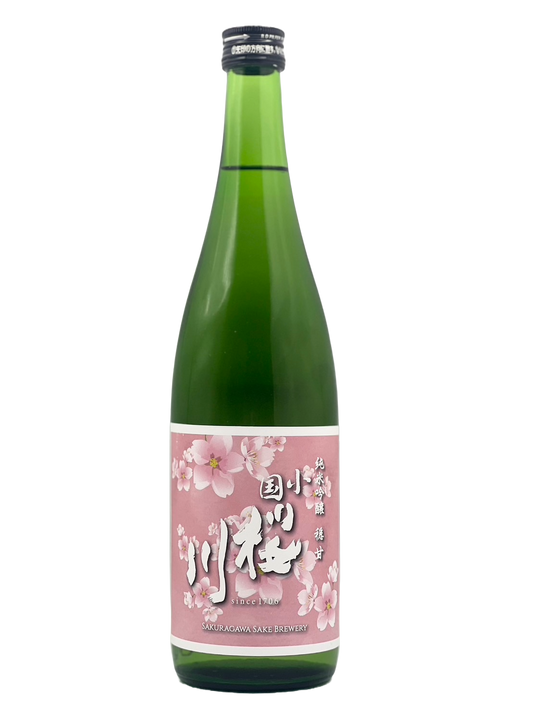 Oguni Sakuragawa Junmai Ginjo Sake, Mildly Sweet (Sakuragawa Standard)