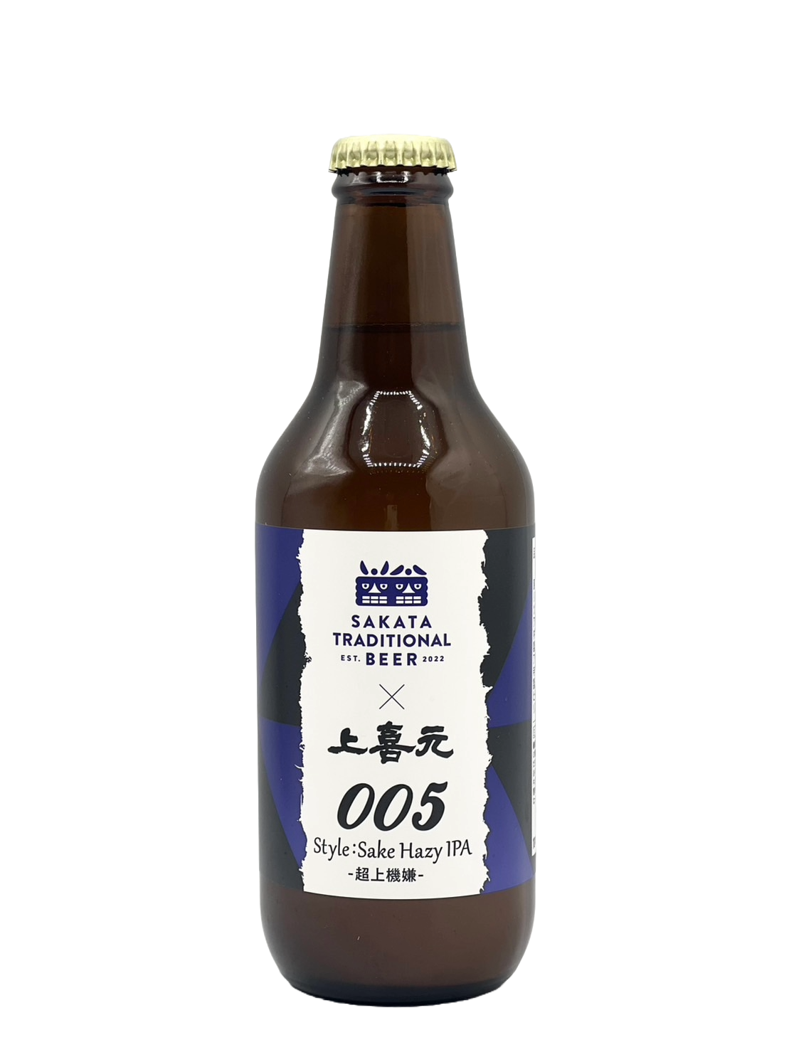 【可冷藏配送】酒田传统啤酒×上木本(Sake Hazy IPA -Super Good Mood-)