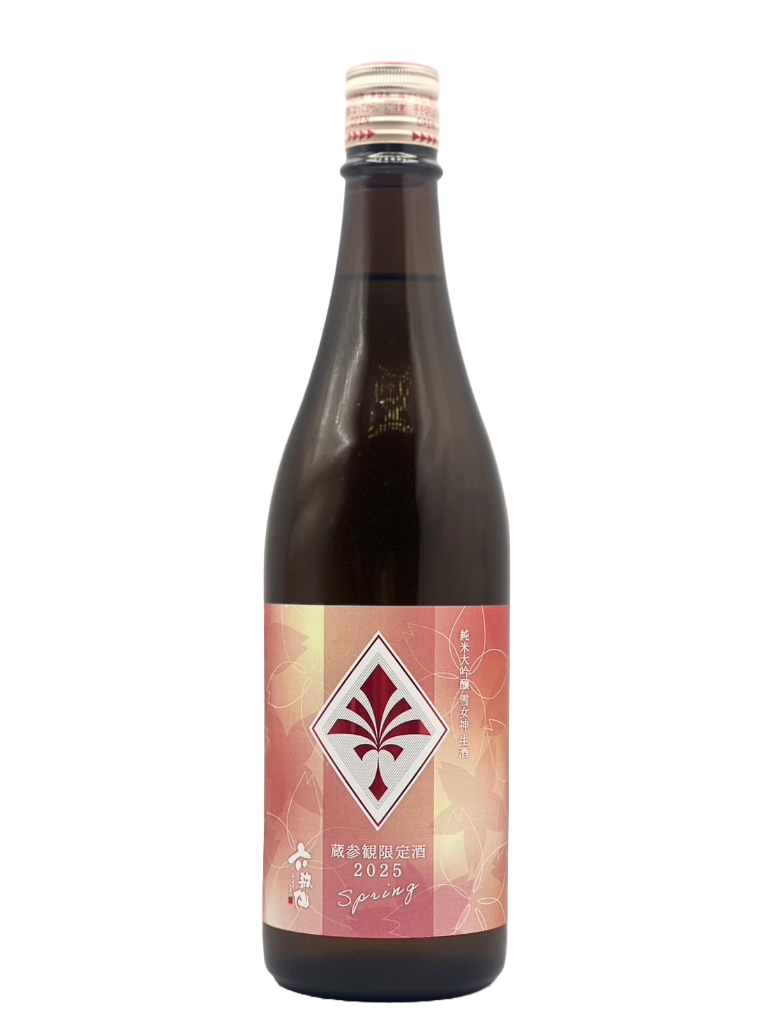 【冷藏配送】酒厂巡游限定酒 2025年纯米大吟酿雪神生酒【R6BY新酒】【六歌泉春青】
