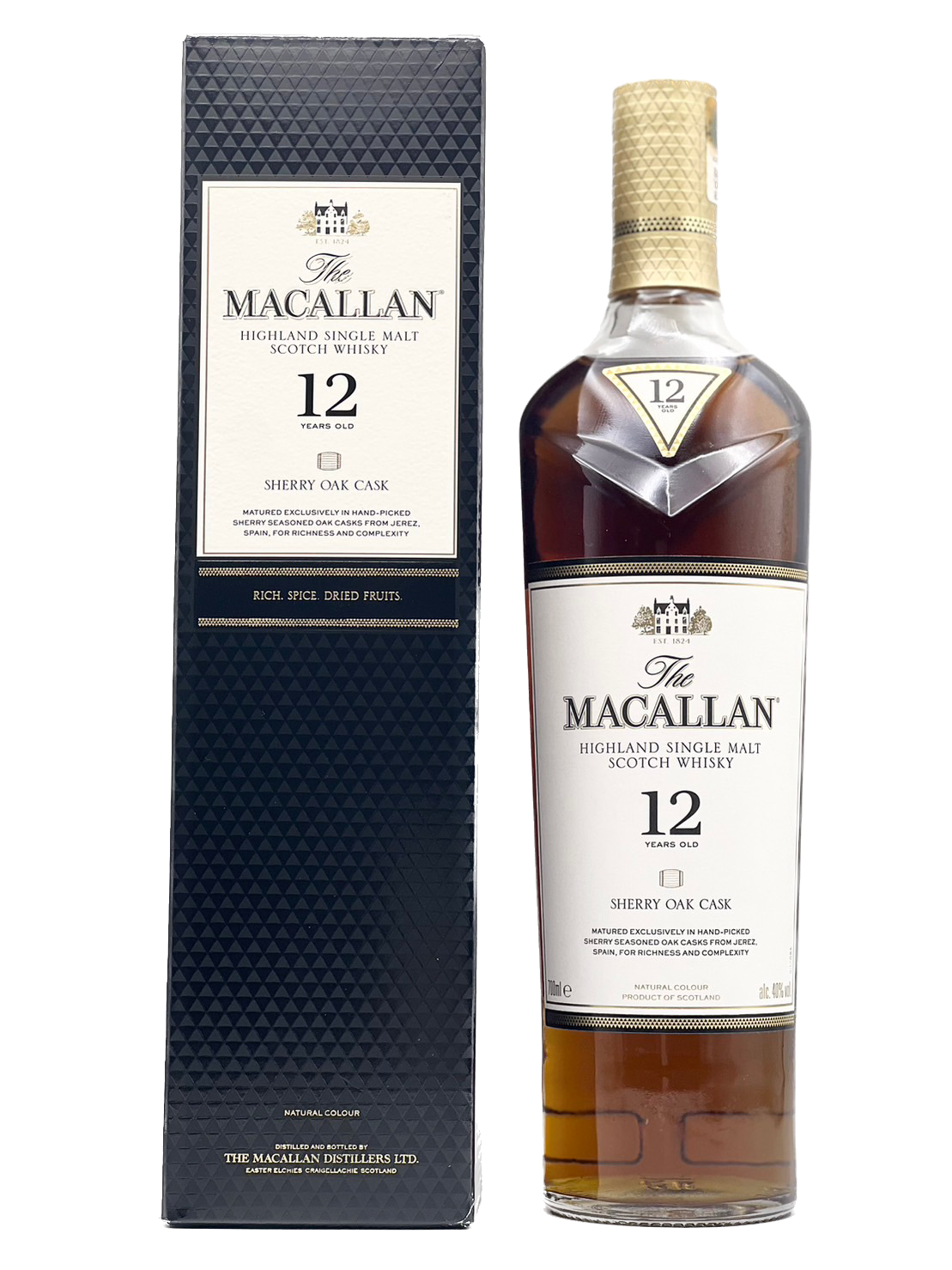 マッカラン12年 375ml 旧ボトル THE MACALLAN - 飲料/酒