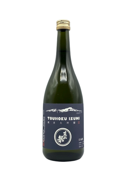 Tohoku spring pure rice size brewing sake from the finest rice Mt.chokai