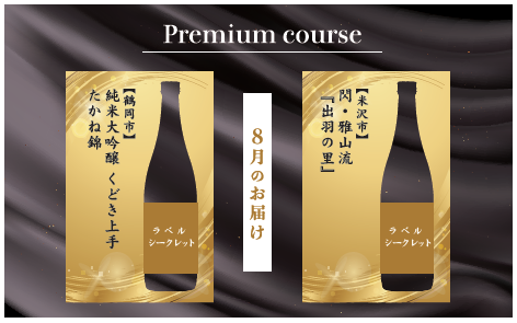 【クール便送料込】◎山形の地酒飲み比べ4ヶ月頒布会◎ 2023年「山形の生酒 限定頒布会」