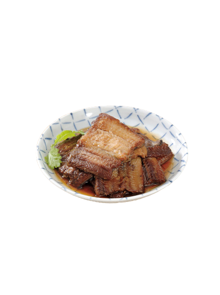 Domestic conger eel simmered in soy sauce [square menu item]
