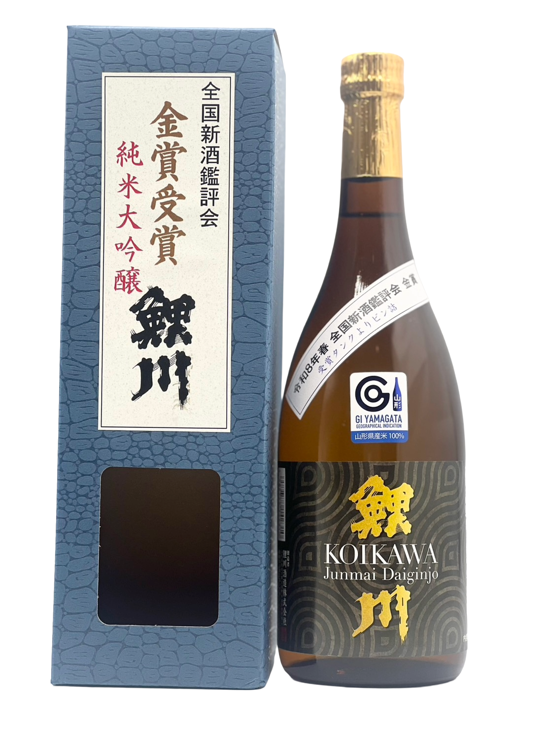 鯉川 純米大吟醸 亀の尾［令和8年金賞受賞］