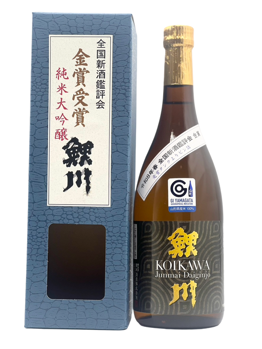 鯉川 純米大吟醸 亀の尾［令和8年金賞受賞］