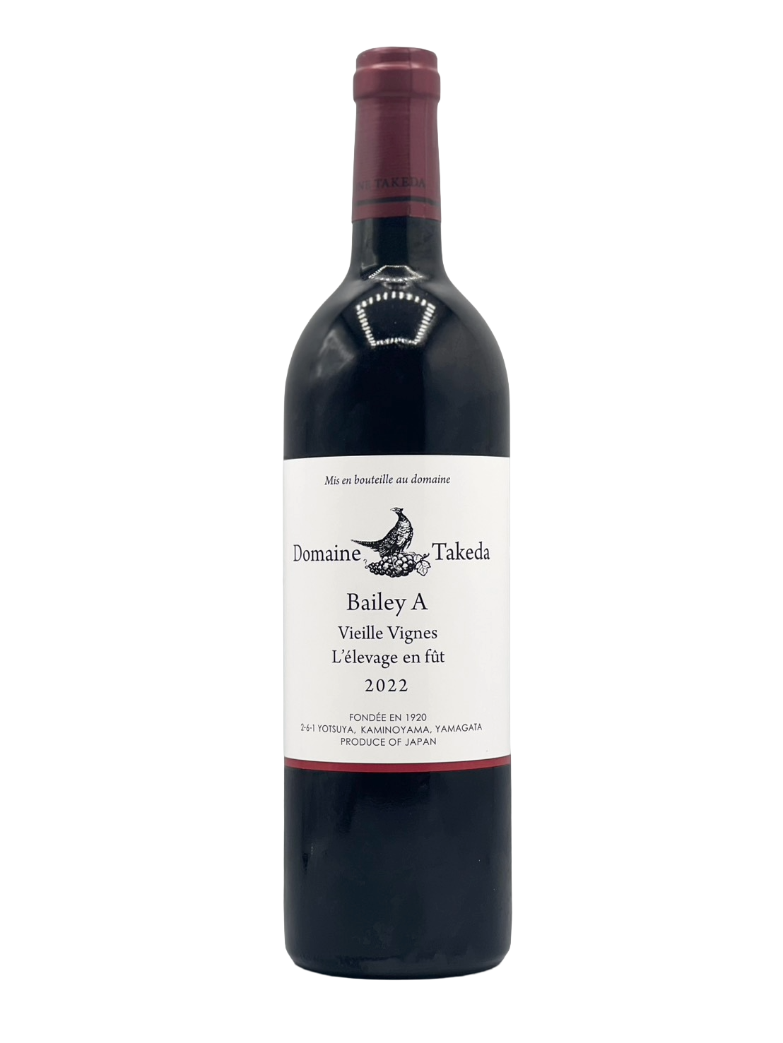 Domaine Takeda Bailey A Old Vine Red (Dry) [TW2023.12]