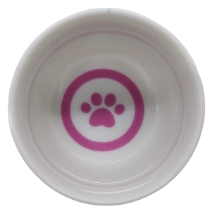 たてにゃん お猪口 ５勺　ピンク［オススメ燗酒］