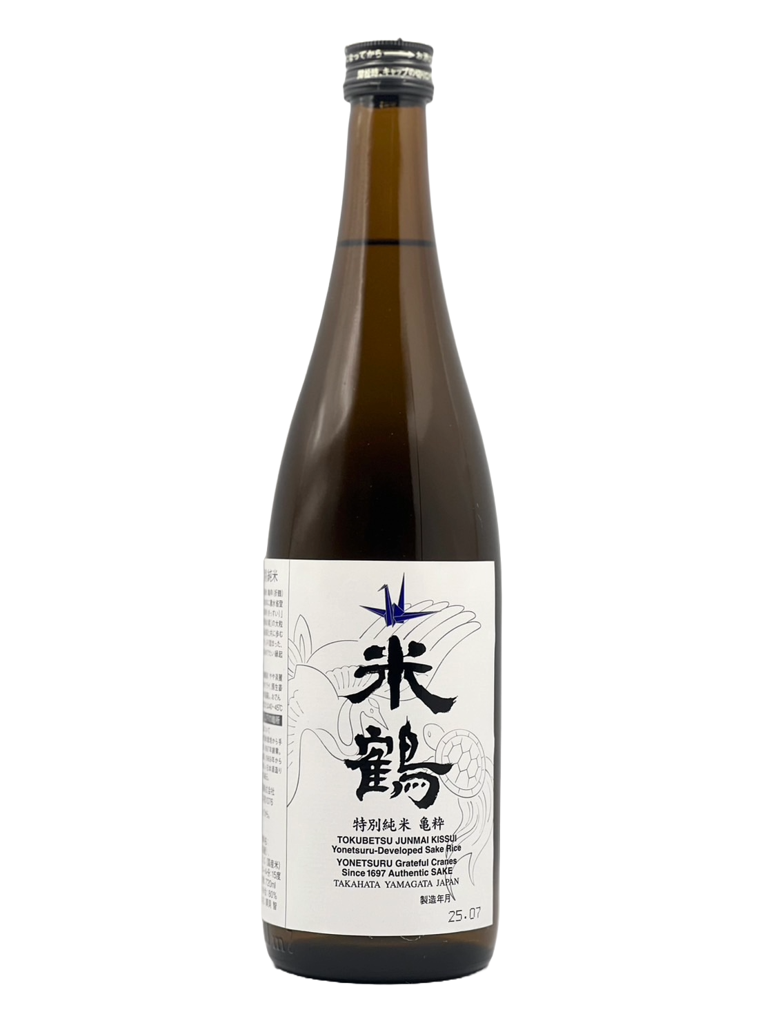 米鶴 特別純米 亀粋 (鶴亀ラベル)
