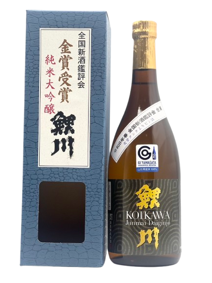 鯉川 純米大吟醸 亀の尾［令和8年金賞受賞］