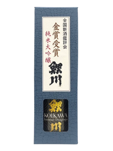 鯉川 純米大吟醸 亀の尾［令和8年金賞受賞］