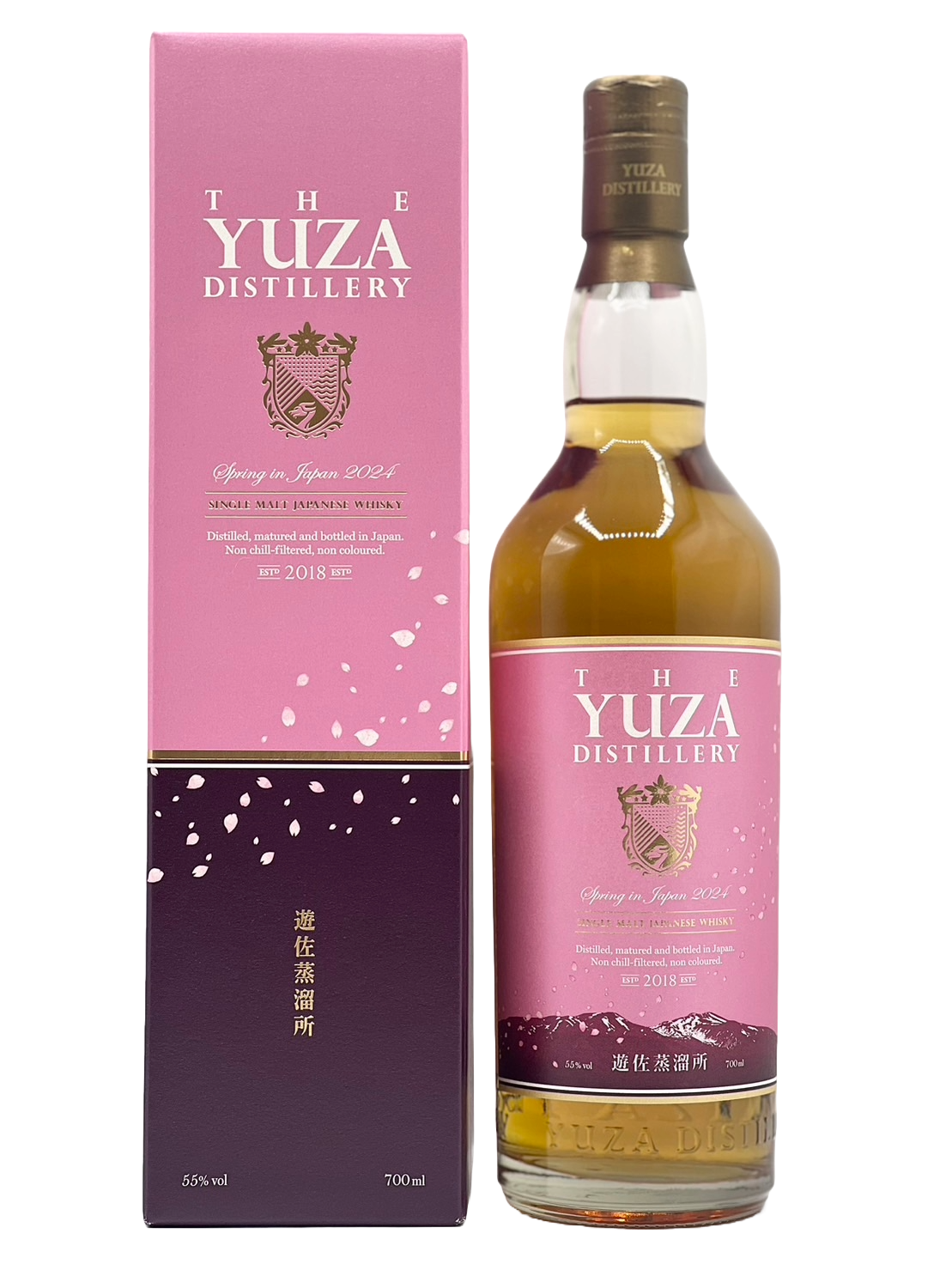 [不适用于包邮的商品] YUZA 单一麦芽日本威士忌 2024 年日本春季 [数量有限]