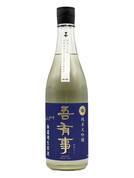 Go emergency fresh&amp;juicy Junmai Daiginjo unfiltered unprocessed sake Blue label [R5BY new sake] [WUFJ]