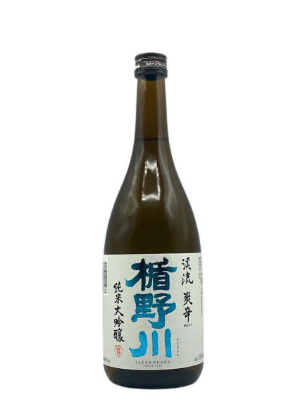 Tatenogawa pure rice size brewing sake from the finest rice mountain stream refreshing 