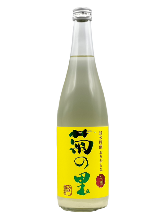 Village pure rice brewing sake from the finest rice of chrysanthemum