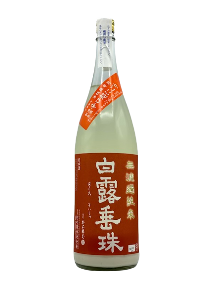 Shiratsuyu tarizu，未经过滤的纯米，干燥且超级混浊